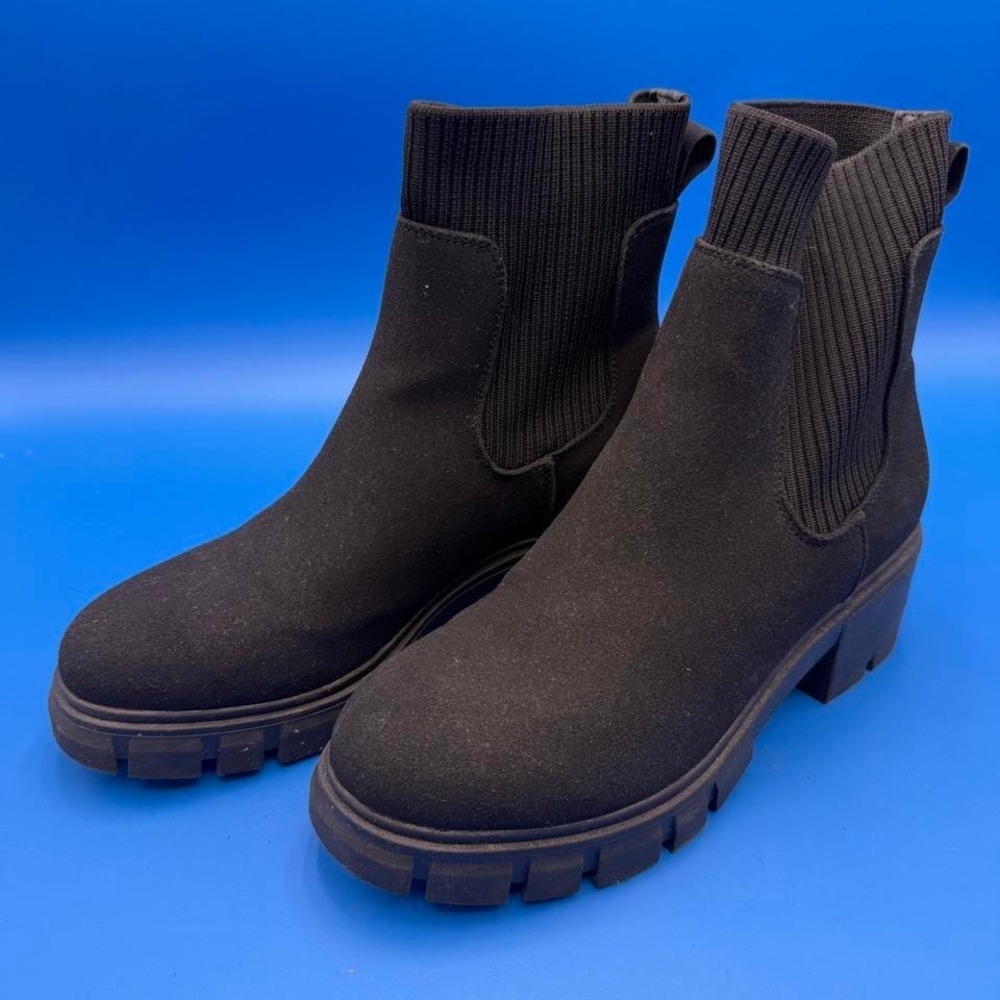 Athlefit black ankle boots Size US 8 - Picture 2 of 6